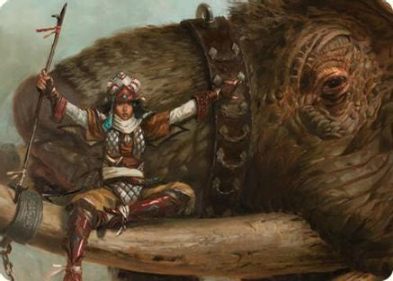 Tuskguard Captain Art Card (ASCMM-016) [Art Series: Commander Masters] - PokeBox USA
