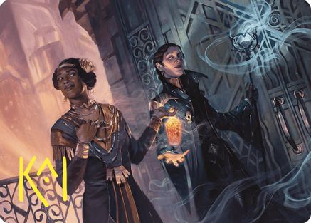 Bribery Art Card (Gold-Stamped Signature) (ASCMM-006) [Art Series: Commander Masters] - PokeBox USA