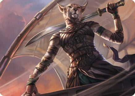 Mirri, Weatherlight Duelist Art Card (ASCMM-028) [Art Series: Commander Masters] - PokeBox USA