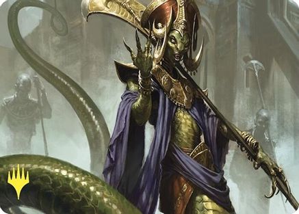 Sidisi, Brood Tyrant Art Card (Gold-Stamped) (ASCMM-029) [Art Series: Commander Masters]