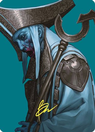 Mikaeus, the Unhallowed Art Card (Gold-Stamped Signature) (ASCMM-054) [Art Series: Commander Masters] - PokeBox USA