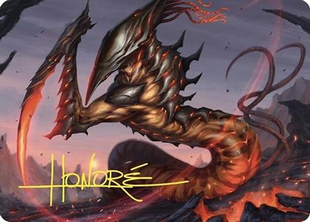Blade Sliver Art Card (Gold-Stamped Signature) (ASCMM-078) [Art Series: Commander Masters] - PokeBox USA