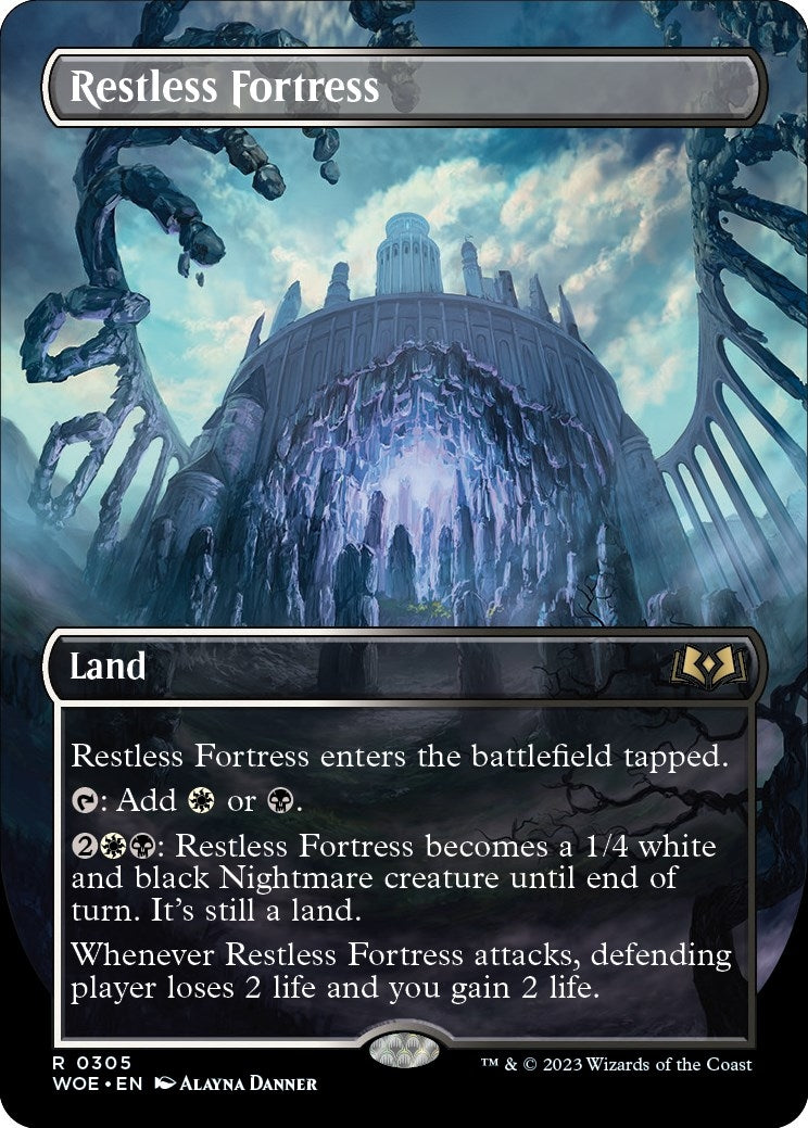 Restless Fortress (Borderless) (305) (Wilds of Eldraine)