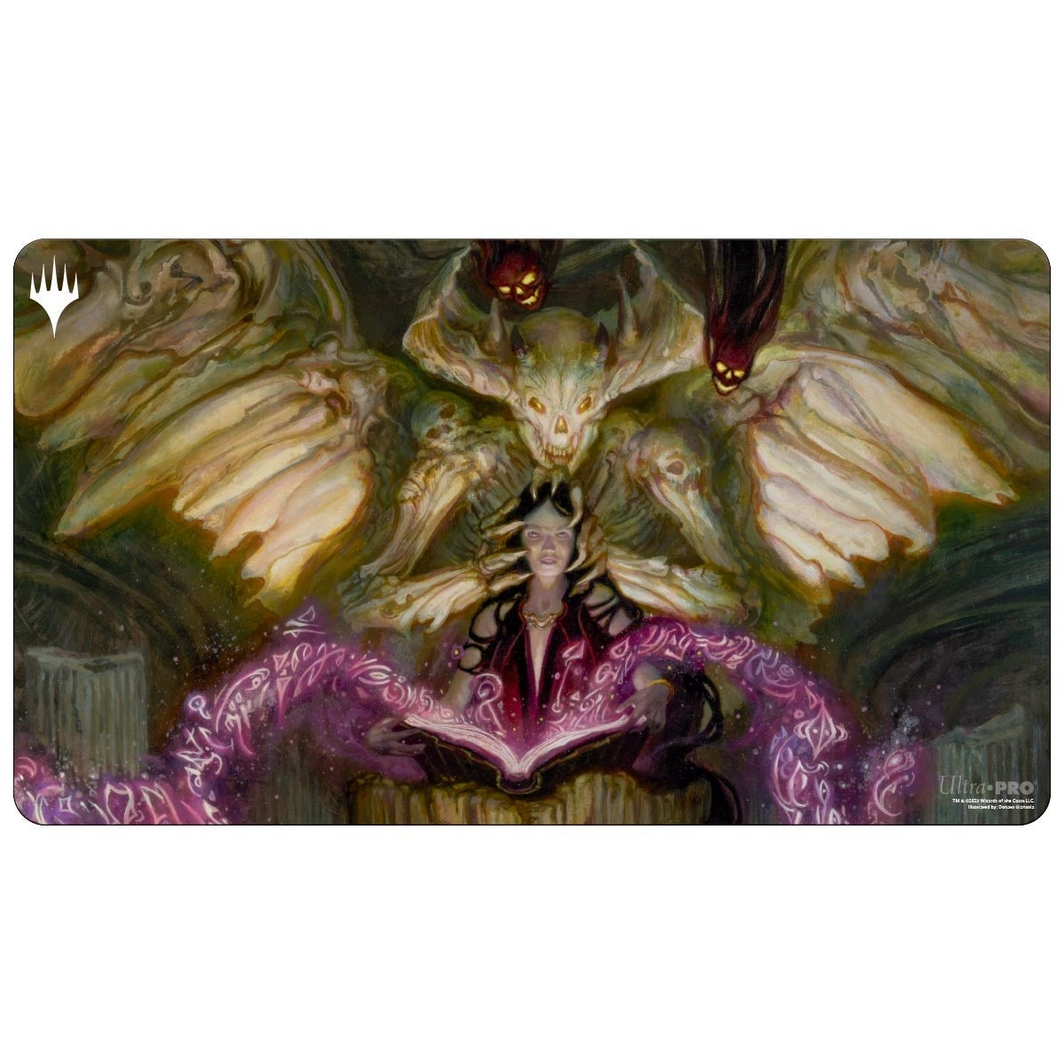 Image for Commander Masters Demonic Tutor Standard Gaming Playmat for Magic: The Gathering - Playmats