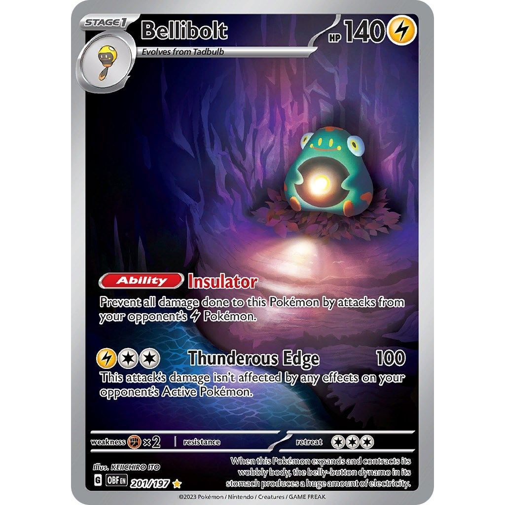 Image for Bellibolt (201/197) (SV03: Obsidian Flames) - Pokemon