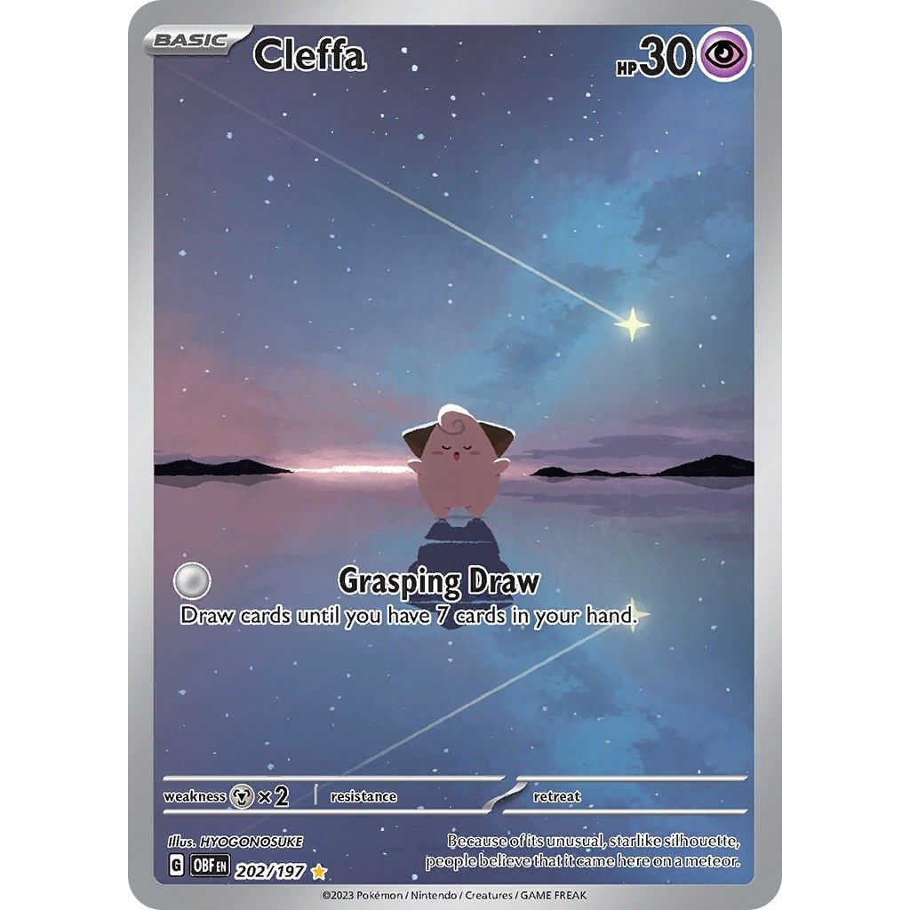 Image for Cleffa (202/197) (SV03: Obsidian Flames) - Pokemon