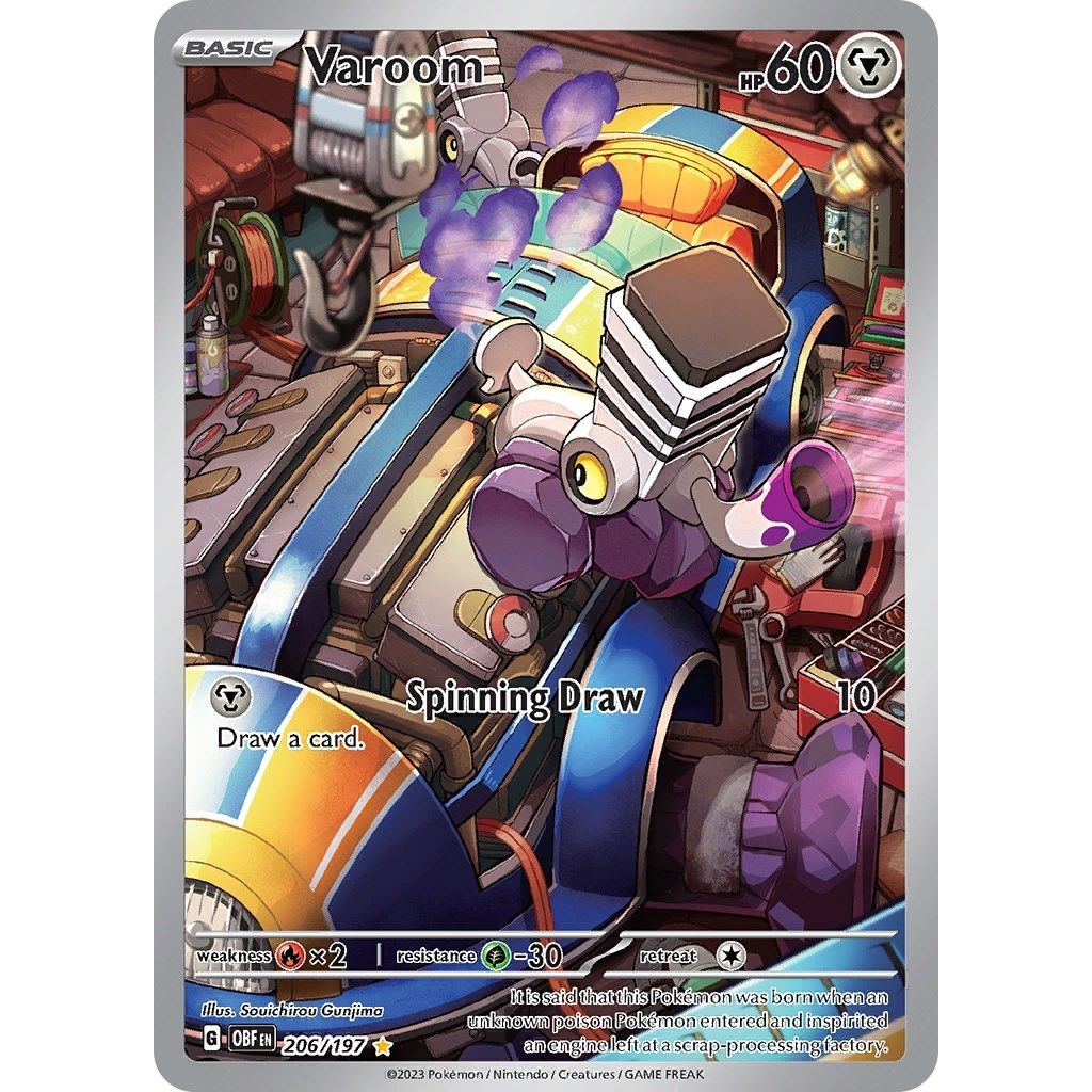 Varoom (206/197) (SV03: Obsidian Flames) - PokeBox USA