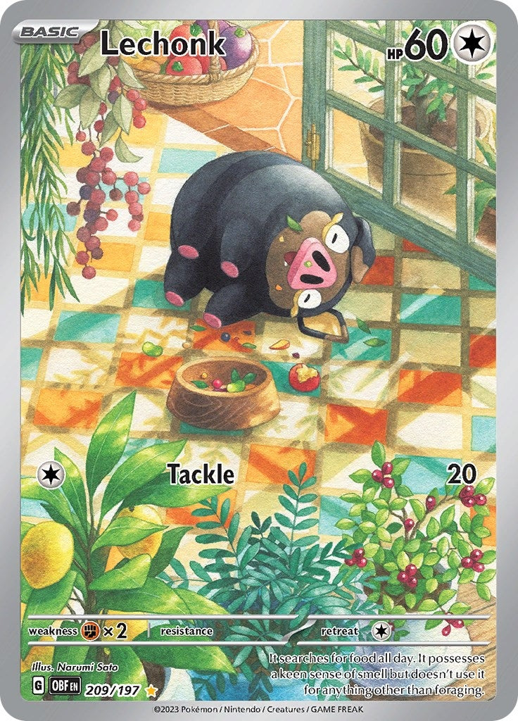Lechonk (209/197) (SV03: Obsidian Flames)