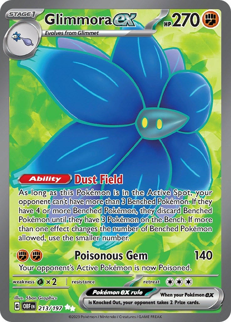 Image for Glimmora ex (213/197) (SV03: Obsidian Flames) - Pokemon