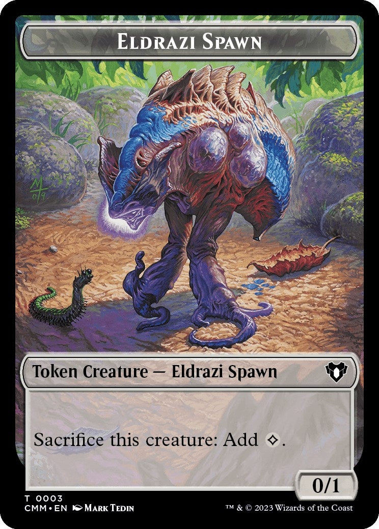 Eldrazi Spawn // Phyrexian Germ Double-Sided Token (3 // 16) (Commander Masters)