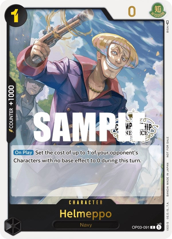 Image for Helmeppo (Store Championship Participation Pack Vol. 2) (OP03-091) (One Piece Promotion Cards) (OP-PR) - One Piece Card Game