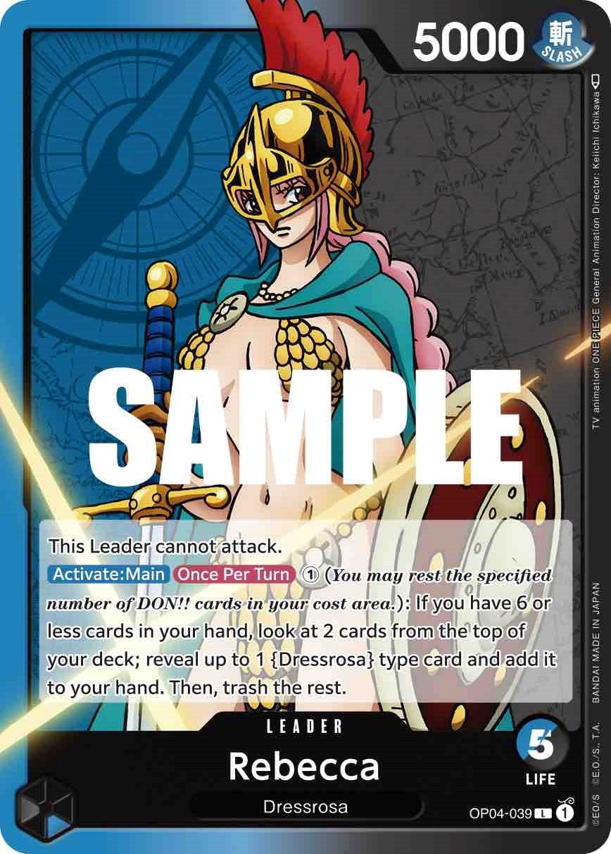 Image for Rebecca (039) (OP04-039) (Kingdoms of Intrigue) (OP04) - One Piece Card Game