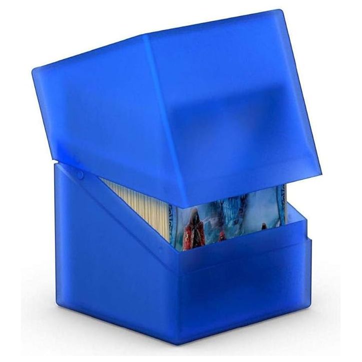 Ultimate Guard Boulder Deck Case 100+ Standard Size Sapphire Deck Box - PokeBox USA