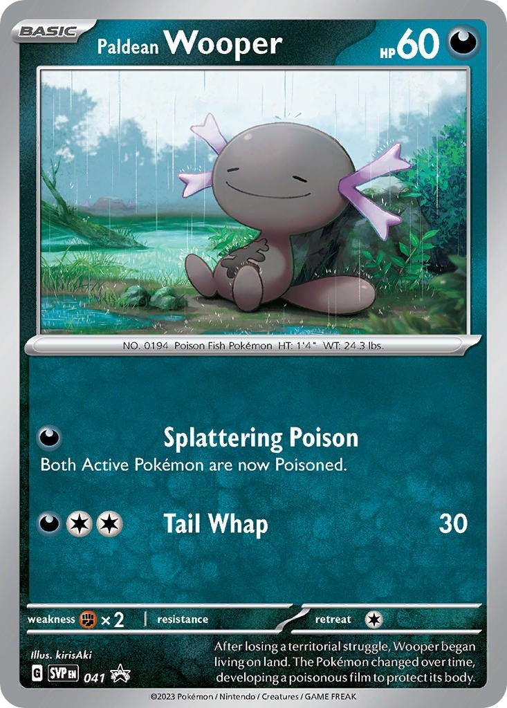 Image for Paldean Wooper - 041 (041) (SV: Scarlet & Violet Promo Cards) (SVP) - Pokemon