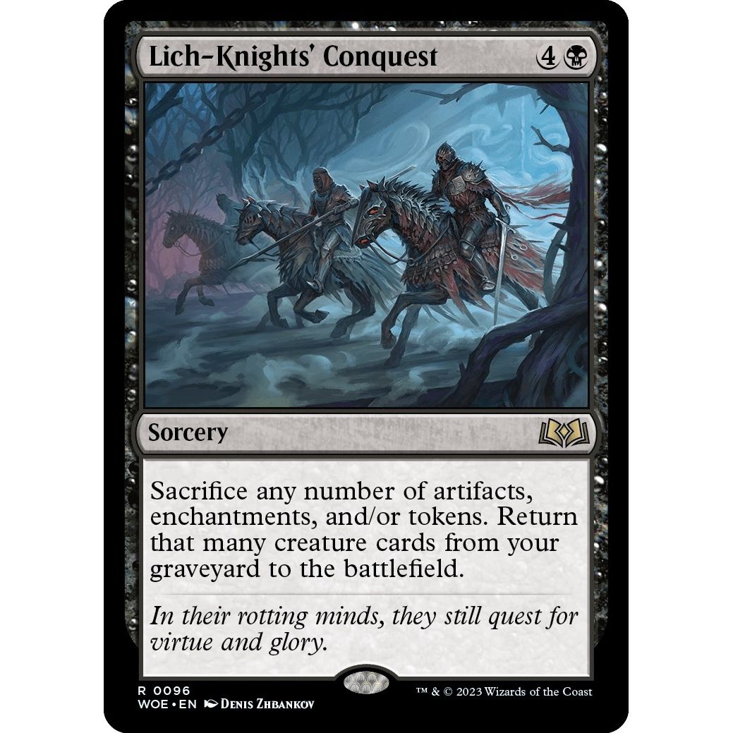 Lich-Knights' Conquest (96) (Wilds of Eldraine) - PokeBox USA