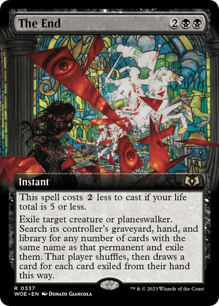 The End (Extended Art) (337) (Wilds of Eldraine)