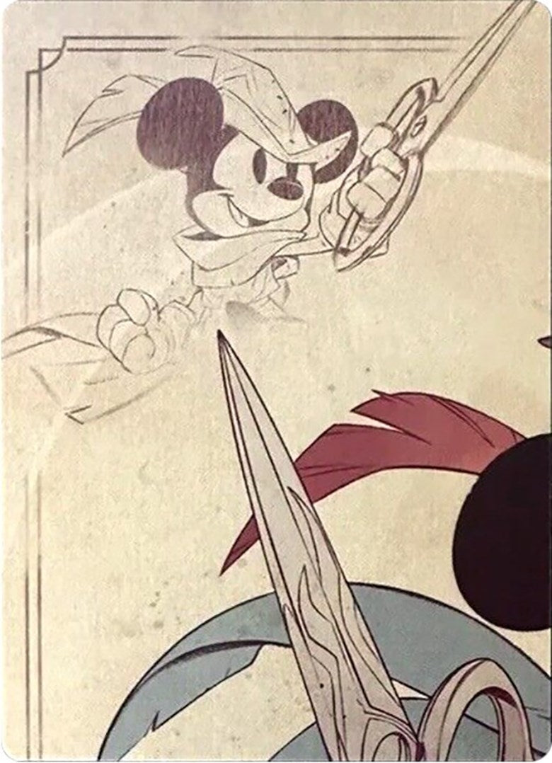 Image for Mickey Mouse - Brave Little Tailor Puzzle Insert (Top Left) (The First Chapter) (1) - Disney Lorcana