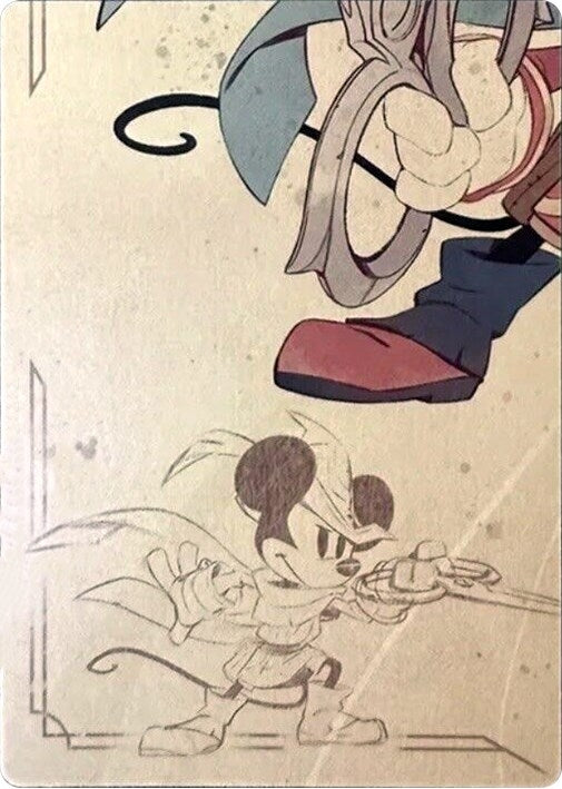 Image for Mickey Mouse - Brave Little Tailor Puzzle Insert (Bottom Left) (The First Chapter) (1) - Disney Lorcana