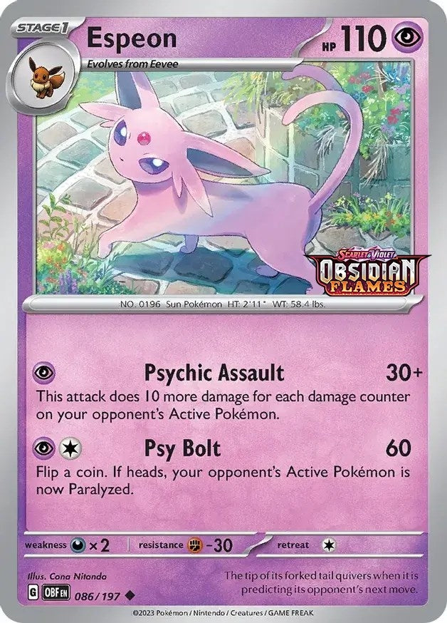 Image for Espeon (Best Buy Exclusive) (086/197) (Miscellaneous Cards & Products) (MCAP) - Pokemon