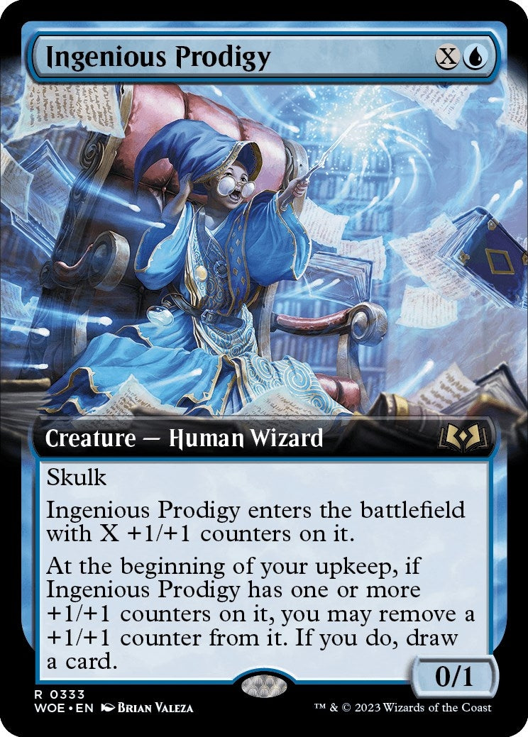 Ingenious Prodigy (Extended Art) (333) (Wilds of Eldraine)
