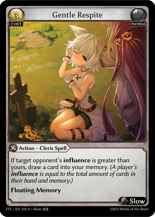 Image for Gentle Respite (035) (Fractured Crown) (FTC) - Grand Archive TCG