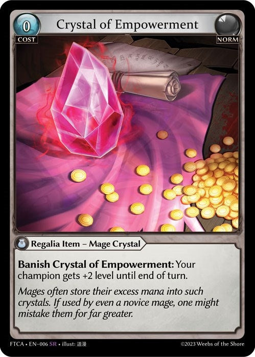 Image for Crystal of Empowerment (030) (Fractured Crown) (FTC) - Grand Archive TCG