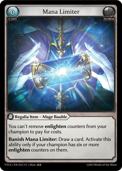 Image for Mana Limiter (012) (Fractured Crown) (FTC) - Grand Archive TCG