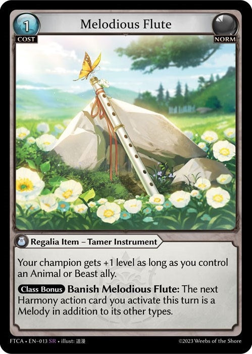 Image for Melodious Flute (013) (Fractured Crown) (FTC) - Grand Archive TCG