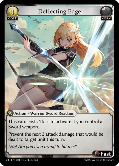 Image for Deflecting Edge (080) (Promotional Cards) (P) - Grand Archive TCG