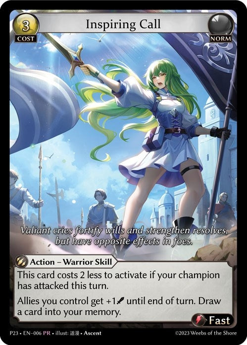 Image for Inspiring Call (006) (Promotional Cards) (P) - Grand Archive TCG