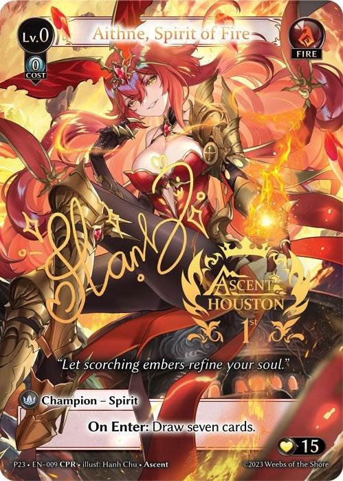 Image for Aithne, Spirit of Fire (CPR) (009) (Promotional Cards) (P) - Grand Archive TCG
