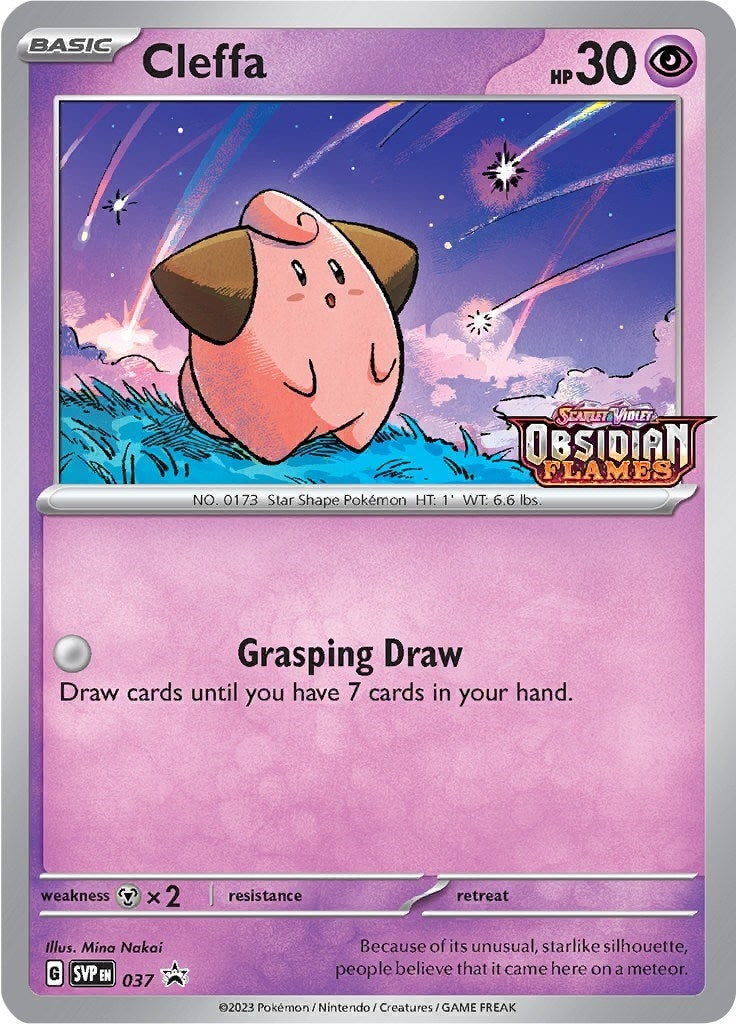 Image for Cleffa - 037 (Prerelease) (037) (SV: Scarlet & Violet Promo Cards) (SVP) - Pokemon