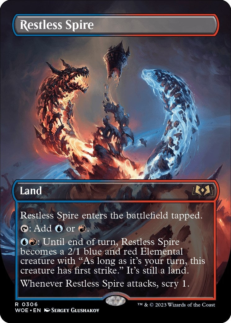 Restless Spire (Borderless) (306) (Wilds of Eldraine)