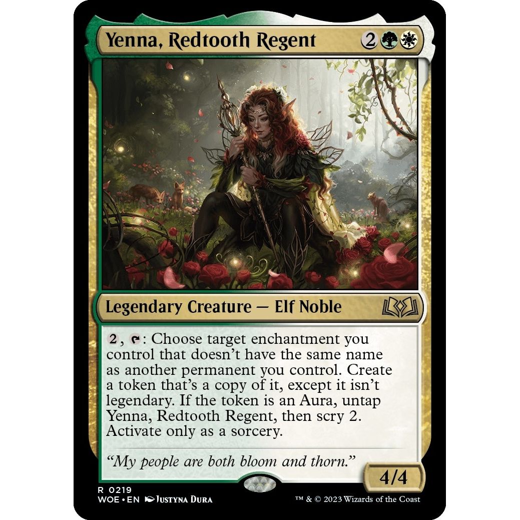 Yenna, Redtooth Regent (219) (Wilds of Eldraine) - PokeBox USA