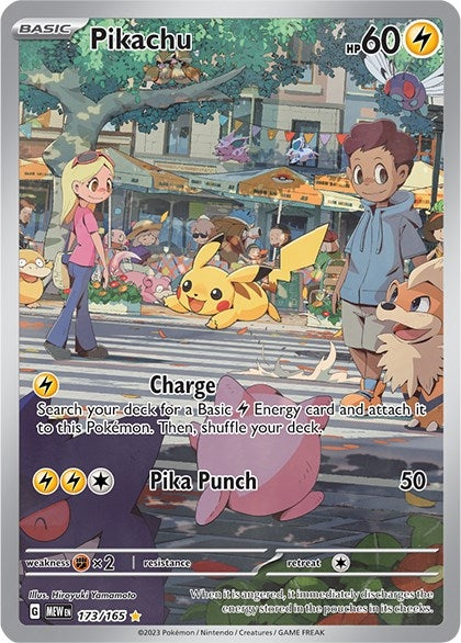Image for Pikachu (173/165) (SV: Scarlet & Violet 151) (MEW) - Pokemon