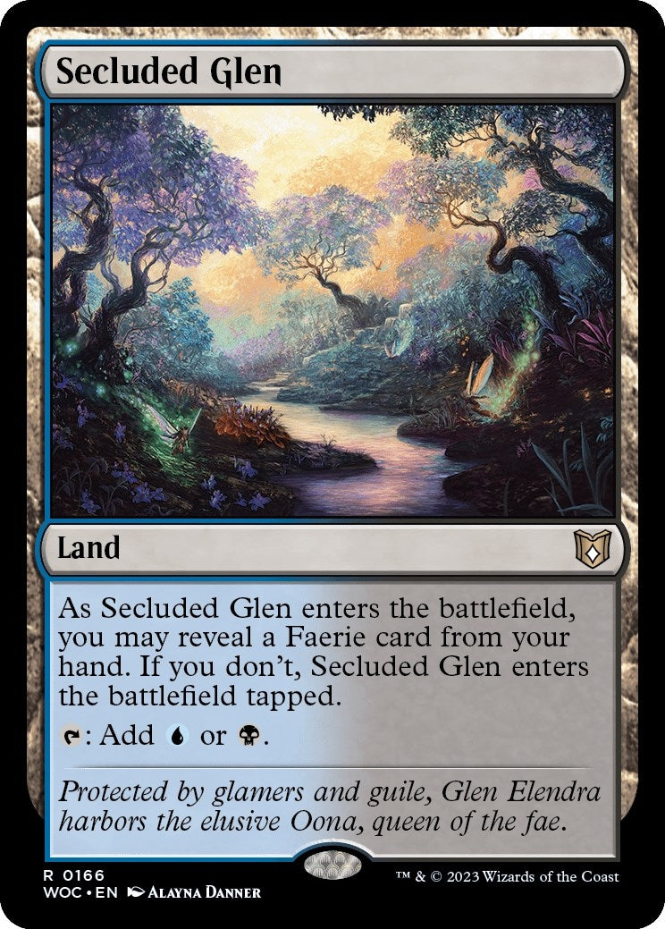 Secluded Glen (166) (Wilds of Eldraine)