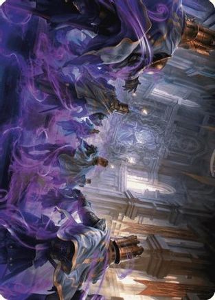 Eerie Interference Art Card (ASWOE-004) [Art Series: Wilds of Eldraine] - PokeBox USA
