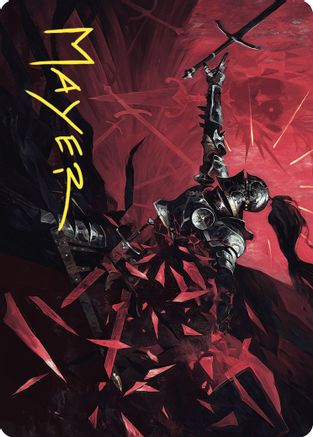 Shatter the Oath Art Card (Gold-Stamped Signature) (ASWOE-014) [Art Series: Wilds of Eldraine]