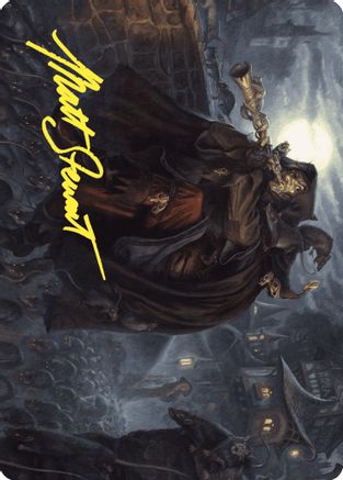 Totentanz, Swarm Piper Art Card (Gold-Stamped Signature) (ASWOE-033) [Art Series: Wilds of Eldraine] - PokeBox USA