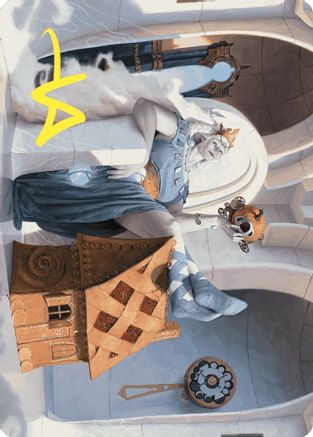 Beluna Grandsquall Art Card (Gold-Stamped Signature) (ASWOE-036) [Art Series: Wilds of Eldraine] - PokeBox USA
