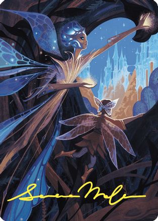 Kindred Discovery Art Card (Gold-Stamped Signature) (ASWOE-067) [Art Series: Wilds of Eldraine] - PokeBox USA