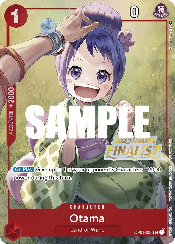 Image for Otama (Online Regional 2023) [Finalist] (OP01-006) (One Piece Promotion Cards) (OP-PR) - One Piece Card Game