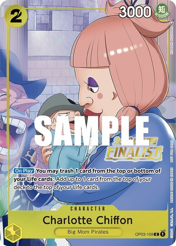 Image for Charlotte Chiffon (Online Regional 2023) [Finalist] (OP03-109) (One Piece Promotion Cards) (OP-PR) - One Piece Card Game