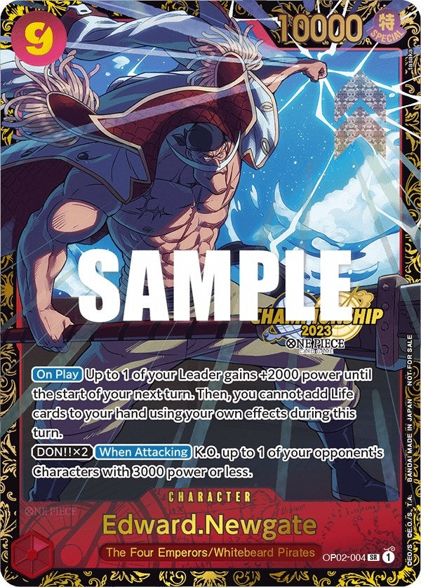 Image for Edward.Newgate (Championship 2023) (OP02-004) (One Piece Promotion Cards) (OP-PR) - One Piece Card Game