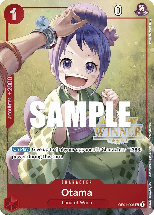 Image for Otama (Online Regional 2023) [Winner] (OP01-006) (One Piece Promotion Cards) (OP-PR) - One Piece Card Game
