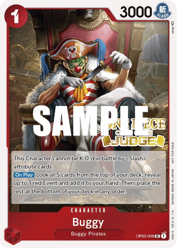 Image for Buggy (Judge Pack Vol. 2) (OP03-008) (One Piece Promotion Cards) (OP-PR) - One Piece Card Game