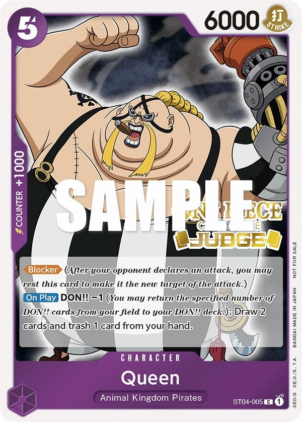 Image for Queen (Judge Pack Vol. 2) (ST04-005) (One Piece Promotion Cards) (OP-PR) - One Piece Card Game