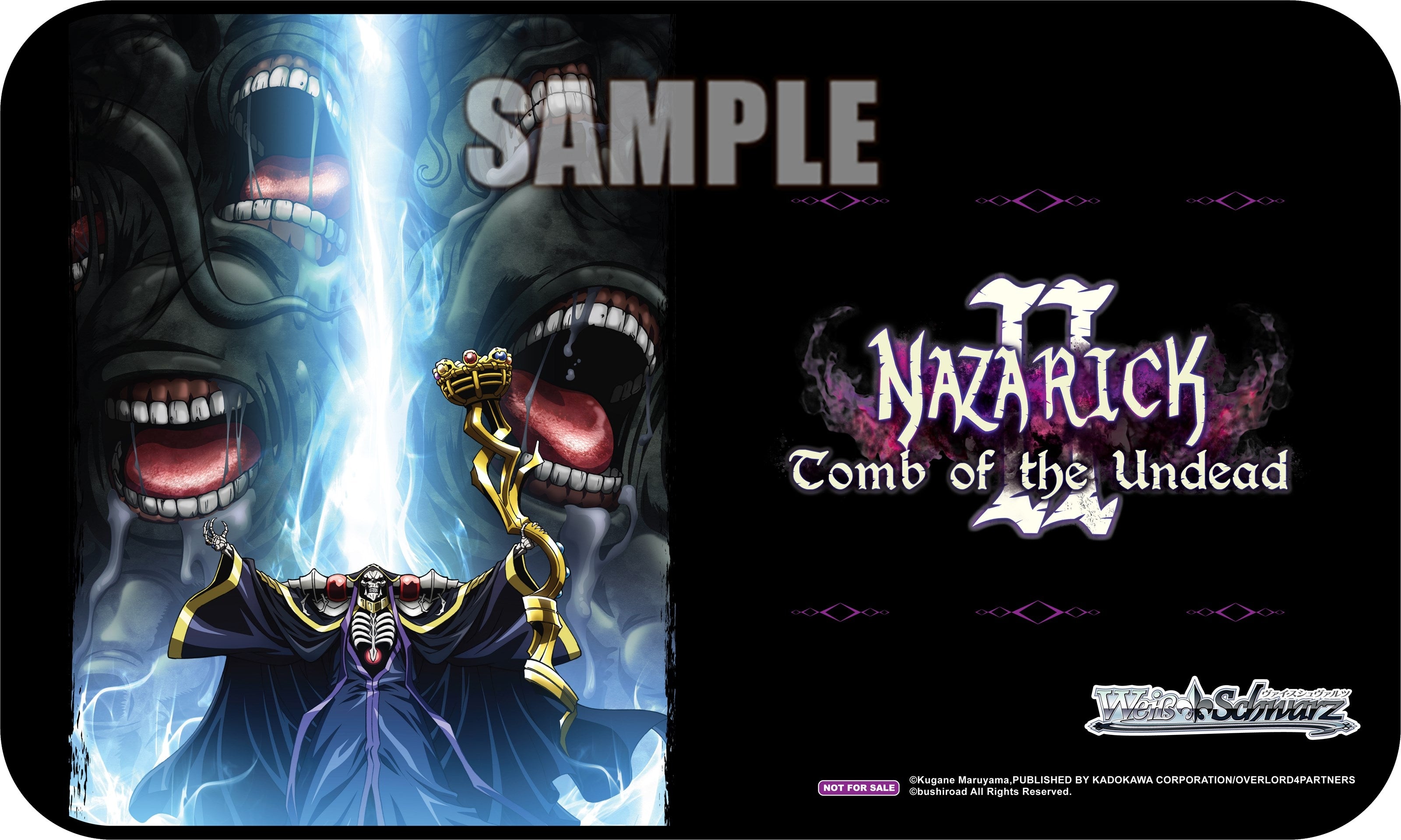 Image for Weiss Schwarz Preorder Stitched Playmat - Nazarick Tomb of the Undead Vol. 2 - Playmats
