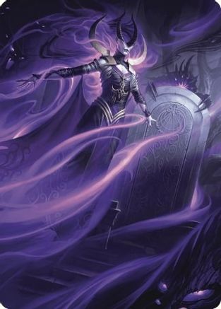 Ashiok, Wicked Manipulator Art Card (10/81) (ASWOE-010) [Art Series: Wilds of Eldraine] - PokeBox USA