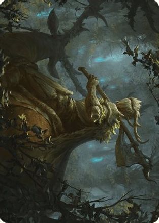 Verdant Outrider Art Card (ASWOE-028) [Art Series: Wilds of Eldraine] - PokeBox USA